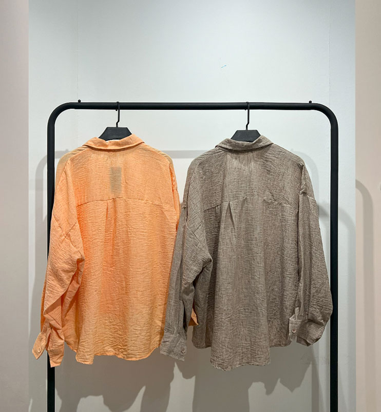 شومیز سنگشور آستین بلند بغل دوخت