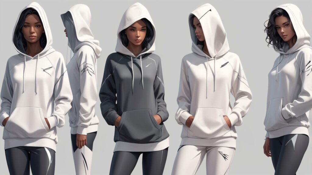 هودی کلاه‌دار زنانه اسپرت