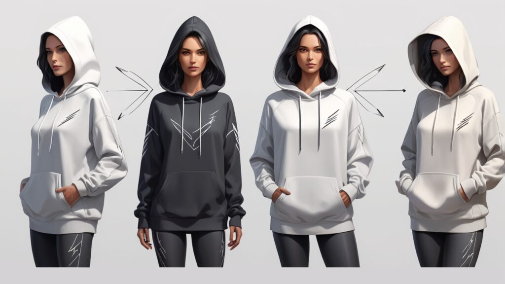 هودی کلاه‌دار زنانه اسپرت