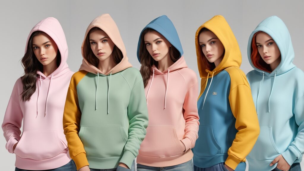 هودی‌ کلاه دار زنانه